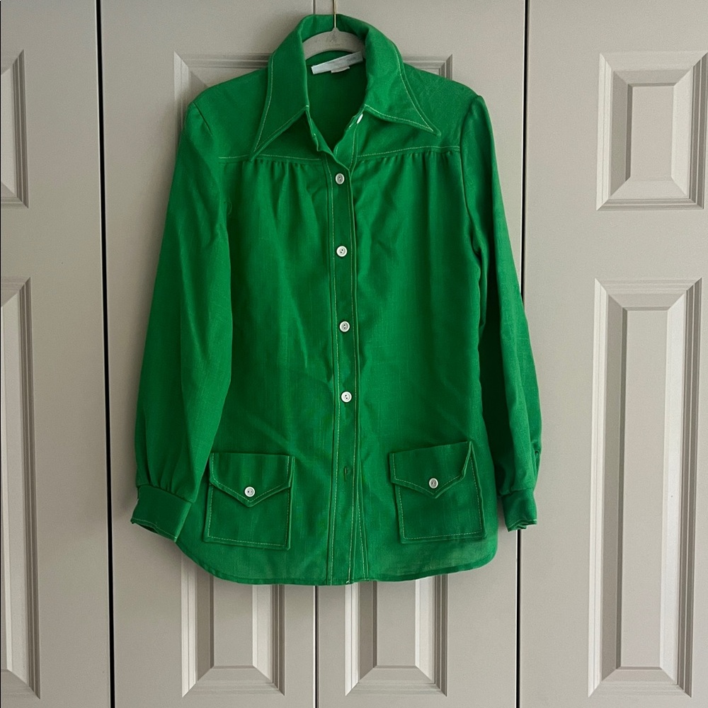 Vintage Green Women's Jacket (14 / L)